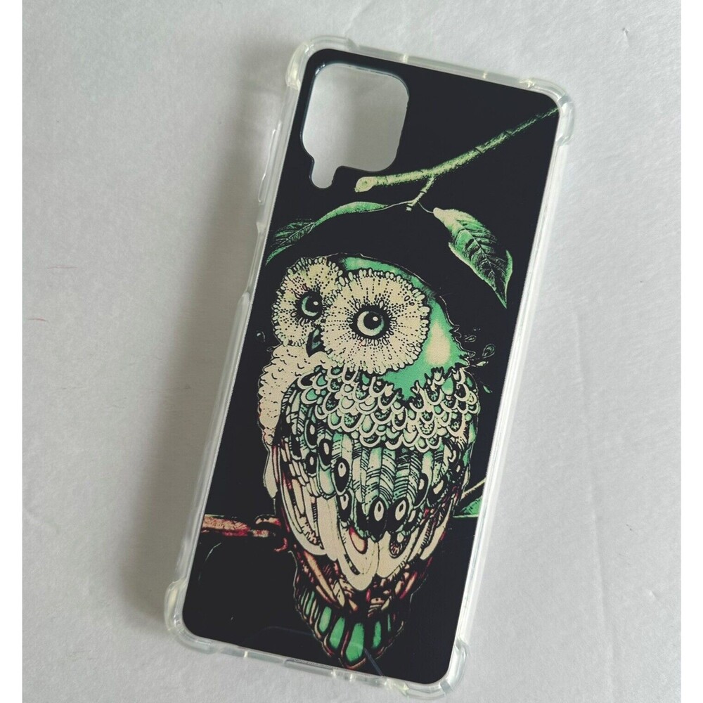 Phone Case For Samsung Galaxy A12 Owl Pattern Cover